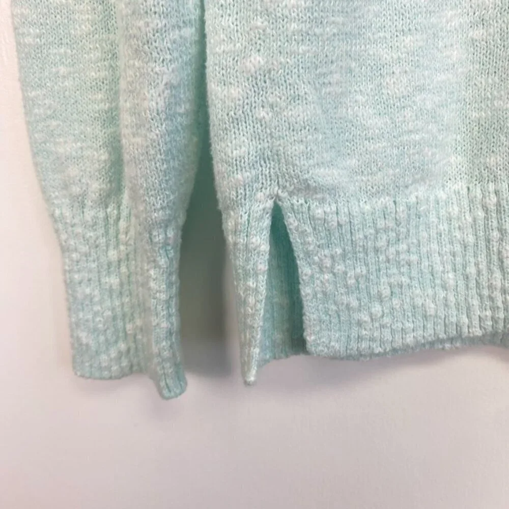 J. Crew Light Blue Knit Crew Neck Sweater